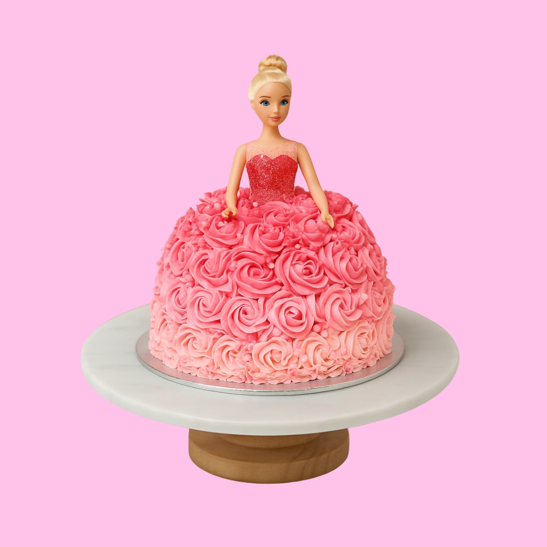 Barbie ice cream cake from The Dairy Den