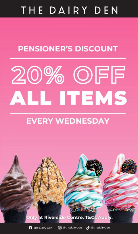 Pensioner's Discount — 20% Off